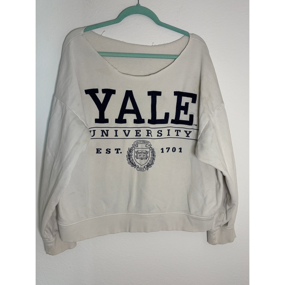 Yale‎ University Raw Edge Boat Blue Collegiate Pullover